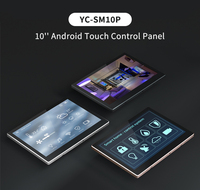 Panneau de commande tactile intelligent pour maison connectée de 10,1 pouces avec alimentation Wi-Fi, écran Android pour domotique, hôtels, camping-cars, garages, voitures