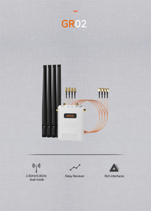Receptor de Relé para Dron Skydroid GR02, Cuatro Antenas, 2.4GHz 5.8GHz, Módulo de Enlace de Datos de Video con Conmutación de Control sin Interrupciones - Product Image 3