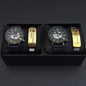 Wholesale Couple <strong>Watch</strong> Silicone <strong>Watch</strong> Band with Stainless Steel Bracelet Valentine's Day Setgift <strong>His</strong> <strong>and</strong> <strong>Hers</strong> <strong>Watch</strong> <strong>Set</strong> - Product Image 3