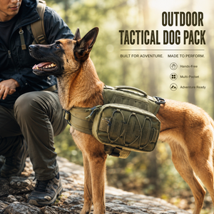Wholesale Tactical Luxury Polyester <b>Pet</b> Backpack Harness Side Pockets Adjustable Foldable Dog Cat Camping OEM - Product Image 1