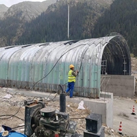 Tuyau métallique ondulé pour applications de drainage routier, section ronde galvanisée à chaud avec service de cintrage