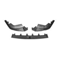 Spoiler Depan Lip Bumper Karbon Gaya G20 AO untuk BMW Seri 3 G20 LCI Sline 2023+ Body Kit