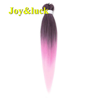 Prix d'usine Tresses au crochet pour dame Tresses Jumbo Perruque douce et soyeuse Couleur mélangée Extensions de cheveux tressés synthétiques