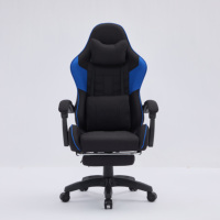 Chaise de bureau PC ergonomique personnalisable OEM avec support lombaire réglable et repose-pieds pour la maison et le bureau, idéale pour le gaming