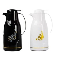 Termo ZES de 2L, Rosado, con Revestimiento de Vidrio, Portátil, Aislado al Vacío, con Tapa Moderna, para Té y Café