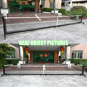 Eğitim ve eğlence için kapalı mahkemeler için taşınabilir tekerlekler düzenleme yüksekliği ile yüksek kaliteli ağır Pickleball <span class=keywords><strong>Net</strong></span> - Product Image 6