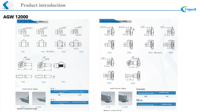 Actionneur linéaire électrique à moteur à balais haute résistance 12000N à commande synchrone Hall, IP67, pour levage de machines lourdes et positionnement de ventilateurs