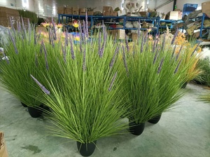 Flor Artificial de Seda Morada, Lavanda, Lila, Cebollina, Directo de Fábrica, para Arreglos Florales de Boda, Plantas de Seda Moradas - Product Image 5