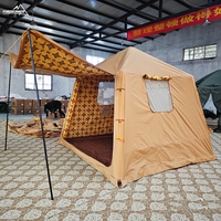 Tente gonflable de type droit à armature droite, 5 m², style désert arabe, en Oxford, une chambre, tente gonflable 600D, tente pop-up gonflable, vente chaude en France