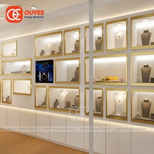 Sang trọng Boutique bán lẻ nội thất khái niệm xoay trang sức hiển thị trang sức cửa hàng hiển thị trang sức hiển thị trường hợp - Product Image 4