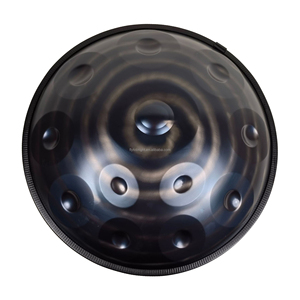 Handpan 12 notes Instrument de musique à tambour en ré mineur kurde avec sac Handpan et support - Product Image 1