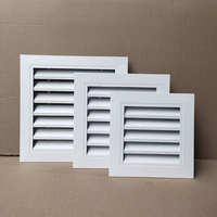 Grille de retour d'air carrée moderne pour climatisation, grille de ventilation HVAC, diffuseur mural