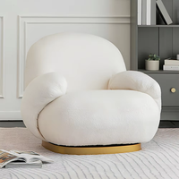 LEYNVO Fauteuil à bascule personnalisé de style nordique, réglable, pour salon, pour adultes, de loisirs, inclinable, tendance, couleur crème, grand fauteuil de relaxation blanc