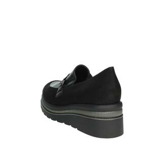 Mocassino Donna Serena Nero 3A5450DM con Plateau - Product Image 2