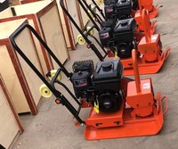 Compacteur à plaques vibrantes Al-Jon 5,5 CV avec moteur diesel et moteur, équipement de construction routière à haute efficacité