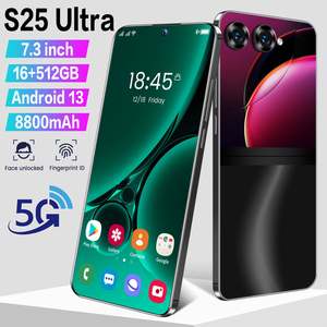 2025 Nouvelle Arrivée 5G Smartphone Version Mondiale Android <span class=keywords><strong>Téléphone</strong></span> Mobile Usine Répertoire OEM S25 Ultra Mobile - Product Image 4