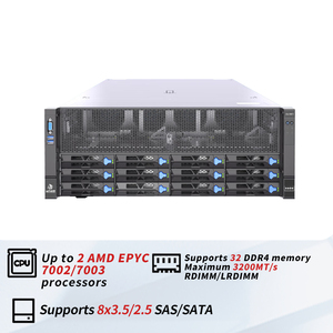 أعلى تصنيف 4U 8 GPU Server لتدريب مركز البيانات AI ، الحوسبة السحابية المستندة إلى وحدة معالجة مركزية وخادم أحمال العمل الافتراضية - Product Image 2