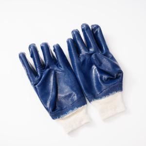 Gants en nitrile épais résistants à l'huile et aux produits chimiques, adhérence sécurisée, livraison rapide, usage industriel intensif - Product Image 3
