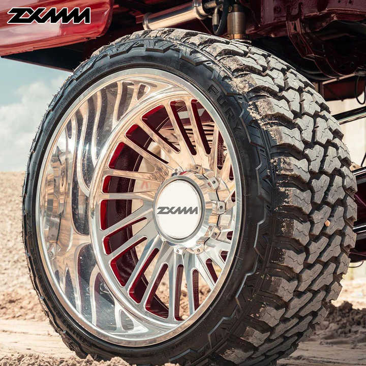 Zxmm Forged Custom Offroad Alloy Deep Dish Concave 17-30 Inch 5x114.3 8x170 6x139.7 Car Wheel for F150 C10 Pickup Truck Rims