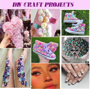 Manik-manik Mutiara Setengah Bulat Berbagai Ukuran dan Warna, Resin Rhinestone untuk Kerajinan, Seni Kuku, Dekorasi <span class=keywords><strong>Tumbler</strong></span> - Product Image 6