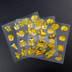 Tùy chỉnh không thấm nước trong suốt in ấn nhãn dán PVC rõ ràng dính Logo Sticker tấm chết cắt vinyl dán - Product Image 3