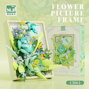Kit de construction de cadre photo floral en stock, décoration romantique pour la maison - Product Image 2