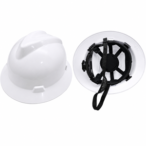 Toptan HDPE Tam Siperli Güvenlik Kaskı 6 Noktalı Süspansiyonlu Ayarlanabilir İnşaat Baretleri ANSI Z89.1 - Product Image 2