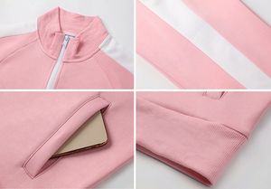 Stylish Jogger Suit Women Two Piece <b>Tracksuit</b> Manufacturer <b>Pink</b> <b>Tracksuit</b> <b>Sets</b> Womens Clothing - Product Image 6
