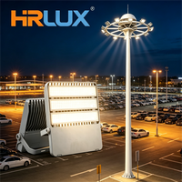 Proveedor de Lámparas LED de Alta Potencia (500W) para Exteriores, Personalizadas OEM, IP66 Impermeables, de Acero Galvanizado, para Postes de 25m y 30m, Ideales para Estacionamientos