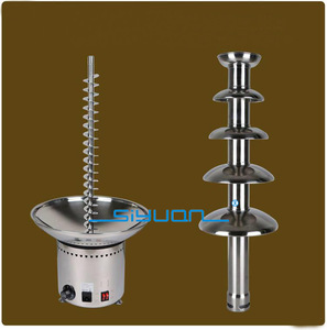 Machine à <span class=keywords><strong>fontaine</strong></span> de chocolat rotative à 5 couches, pot chaud Commercial, arrosoir pour buffet d'hôtel, cascade - Product Image 3