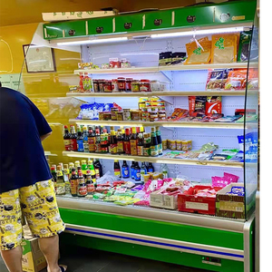 Thương mại dọc multideck Trái Cây Rau sữa tủ lạnh <span class=keywords><strong>Showcase</strong></span> mở hiển thị Máy làm lạnh - Product Image 6