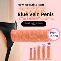 Pantalones de cuero y encaje de alta fricción para lesbianas con dildo de vena para la masturbación femenina