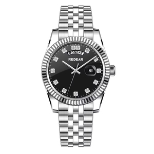 Nouvelle montre automatique de luxe NH35 en acier inoxydable pour hommes avec cadran en cristal saphir, boîtier de 40 mm - Mécanique personnalisée - Product Image 1