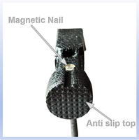 Martillo de una pieza con diseño de unicornio y cuerno de oveja, marca Hammer, con imán para clavos y base antideslizante