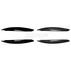 For BMW E81 E82 E87 E88 2008-2013 Auto <b>Head</b> Light Lamp Eyelids Eyebrow Headlight Decoration Car <b>Styling</b> Trim Car Accessories - Product Image 6