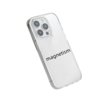 Coque de téléphone transparente en PC TPU antichoc, design simple, charge sans fil, magnétisme, charge rapide, pour 14 Pro Max, coque arrière