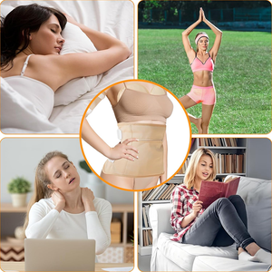 Kit de Envoltura de Aceite de Ricino con Correa Elástica Ajustable, Reutilizable, para Cuello, Pecho, Cintura, Espalda, Piernas y Brazos - Product Image 6