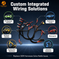 Produsen Kabel Harness EV Khusus |   Kabel Pemasangan Motor Kendaraan Listrik dengan Pembungkus Kain Pita OEM Pabrik