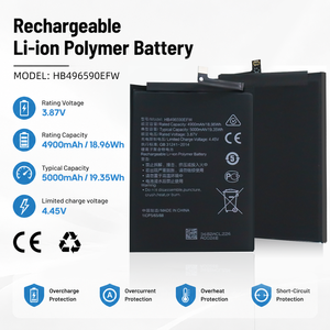 For Huawei HB496590EFW Li-Polymer <b>Battery</b> Pack 4900mAh 3.87V <b>Rechargeable</b> Mobile Phone <b>Battery</b> Made in China - Product Image 5
