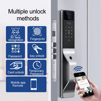 Interphone visuel 3D Tuya WiFi avec double batterie et double caméra, serrure électronique numérique automatique Tuya WiFi pour la maison PST-C949-1