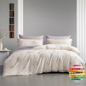Chất Lượng Cao Sang Trọng Tấm Ga Trải Giường Đặt 100% Cotton Tencel Bộ Đồ Giường Comforter Bộ Lụa Duvet Bìa Đôi Vua Nữ Hoàng Kích Thước Khăn Trải Giường - Product Image 1