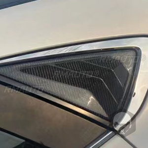Carbon Fiber Car Rear <b>Window</b> Louver Shutter Cover Trim Fit for Mazda Artez Axela CX-4 <b>Window</b> Side <b>Vent</b> Trim - Product Image 5