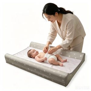 Práctica almohadilla impermeable para cambiar pañales de bebé con relleno de espuma para el cambio de pañales de recién nacidos en la guardería - Product Image 3