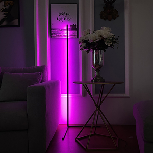 140cm RGBW LED Đèn sàn Đèn đứng nhôm cơ thể cho phòng ngủ nhà trong nhà phòng chơi game trang trí nội thất CE chứng nhận - Product Image 2