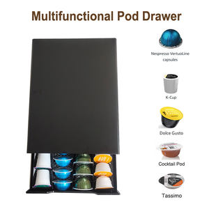 Fourniture directe d'usine Tiroirs de rangement originaux <span class=keywords><strong>Vertuo</strong></span> <span class=keywords><strong>Nespresso</strong></span> Conteneur de stockage en métal <span class=keywords><strong>pour</strong></span> dosettes de café - Product Image 5