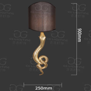 Cuivre <span class=keywords><strong>Esprit</strong></span> Serpent Applique Murale Abat-Jour Noir pour Couloir Artistique Personnalisé Chambre Serpent Langue Flicked Appliques Murales - Product Image 6