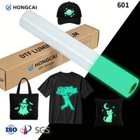 Film de transfert thermique DTF Premium phosphorescent 60CM*100M, rouleau de vinyle thermocollant lumineux pour impression textile et vêtements sur imprimante DTF