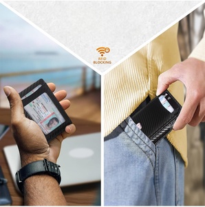 محفظة بطاقات الائتمان الرشيقة للرجال من سبائك الألومنيوم الرشيقة مع حجب أعلى - Product Image 5