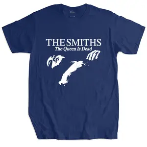 Футболка Летняя мужская футболка с надписью «Smiths The Queen»