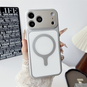 เคสโทรศัพท์มือถือแบบแม่เหล็ก AG Glass Matte รุ่นดั้งเดิม สำหรับ iPhone 18 17 16 15 14 Pro Max ขอบกล้องแบบด้าน สีแดงเชอร์รี่ ฝาหลัง - Product Image 5